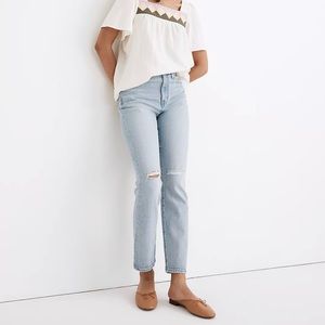 Madewell High-Rise Slim Crop Boyjean